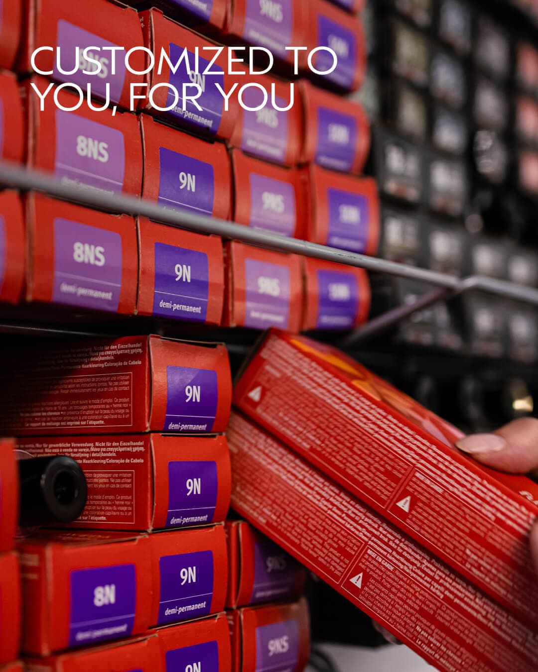 CUSTOMIZED TO YOU, FOR YOU