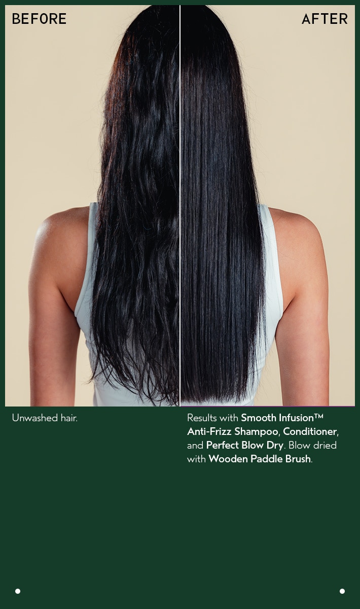 smooth infusion<span class="trade">™</span> anti-frizz shampoo, 50ml