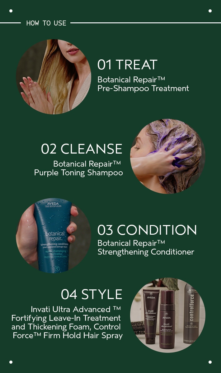 botanical repair<span class="trade">™</span> purple toning shampoo, 200ml