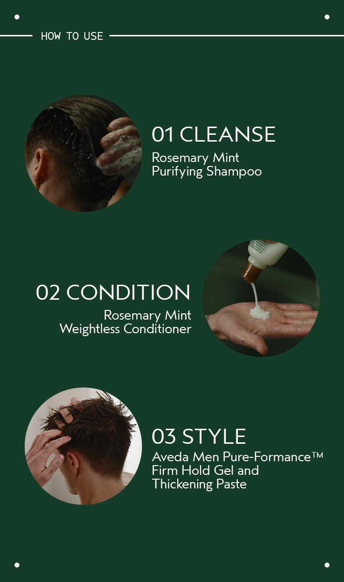 aveda men pure-formance<span class="trade">&trade;</span> firm hold gel