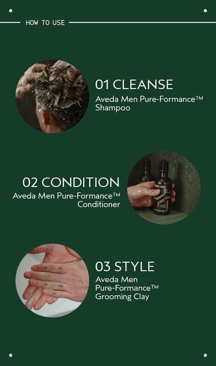 aveda men pure-formance<span class="trade">&trade;</span> grooming clay